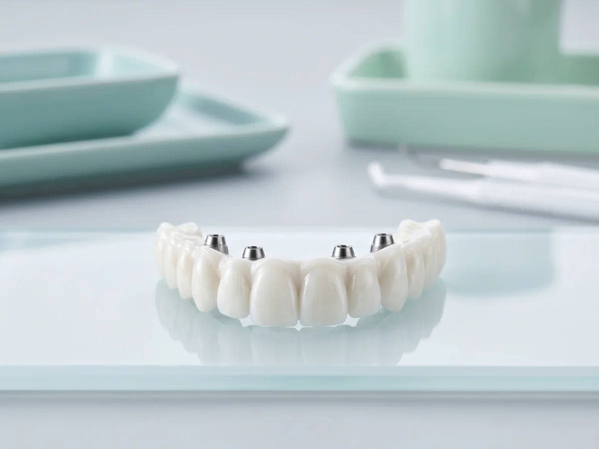 Réhabilitation complète sur implants (All-on-4 / All-on-6)
