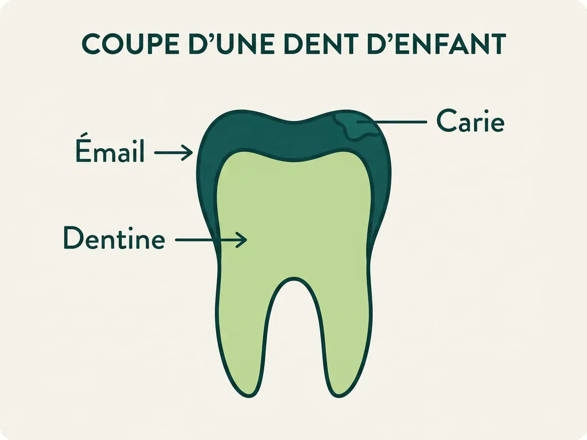 Carie dentaire chez l'enfant : prévention et soins