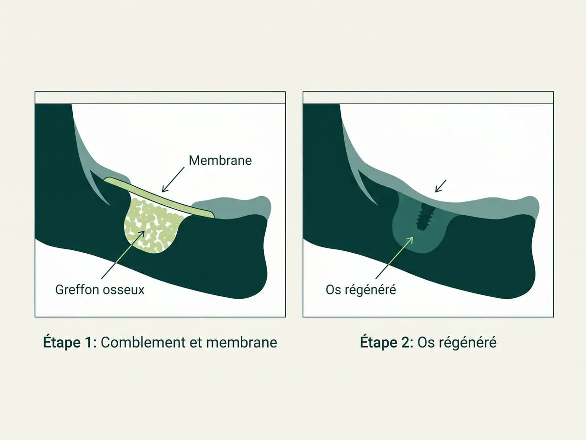Greffe osseuse avant implant : pourquoi et comment