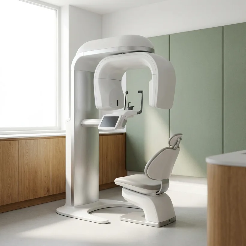 Imagerie Cone Beam (CBCT) : coupes multiples pour planifier un implant