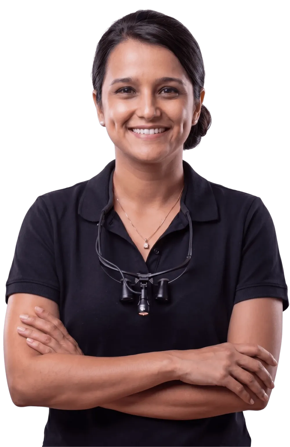 Portrait de la Dr Fatima Azelmat, chirurgienne-dentiste